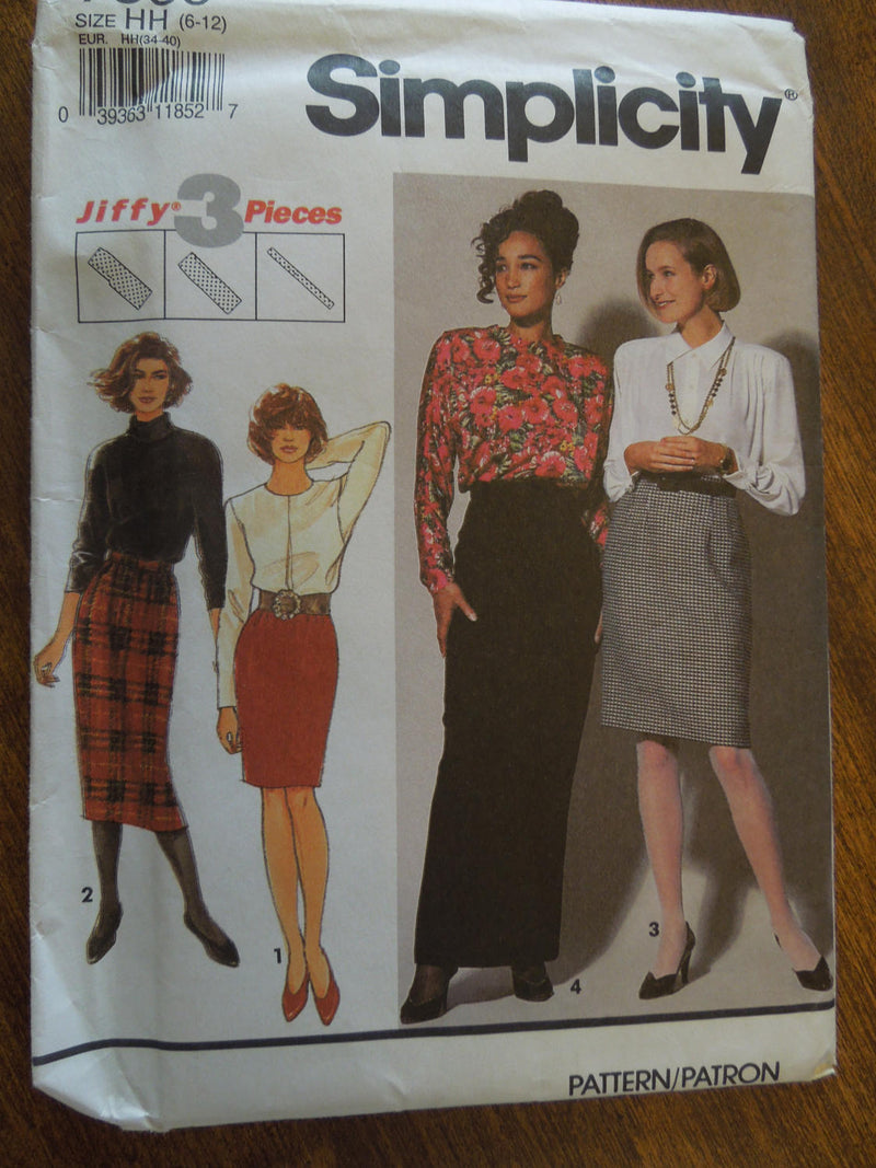 Simplicity 7560, Misses Skirts, UNCUT sewing pattern,