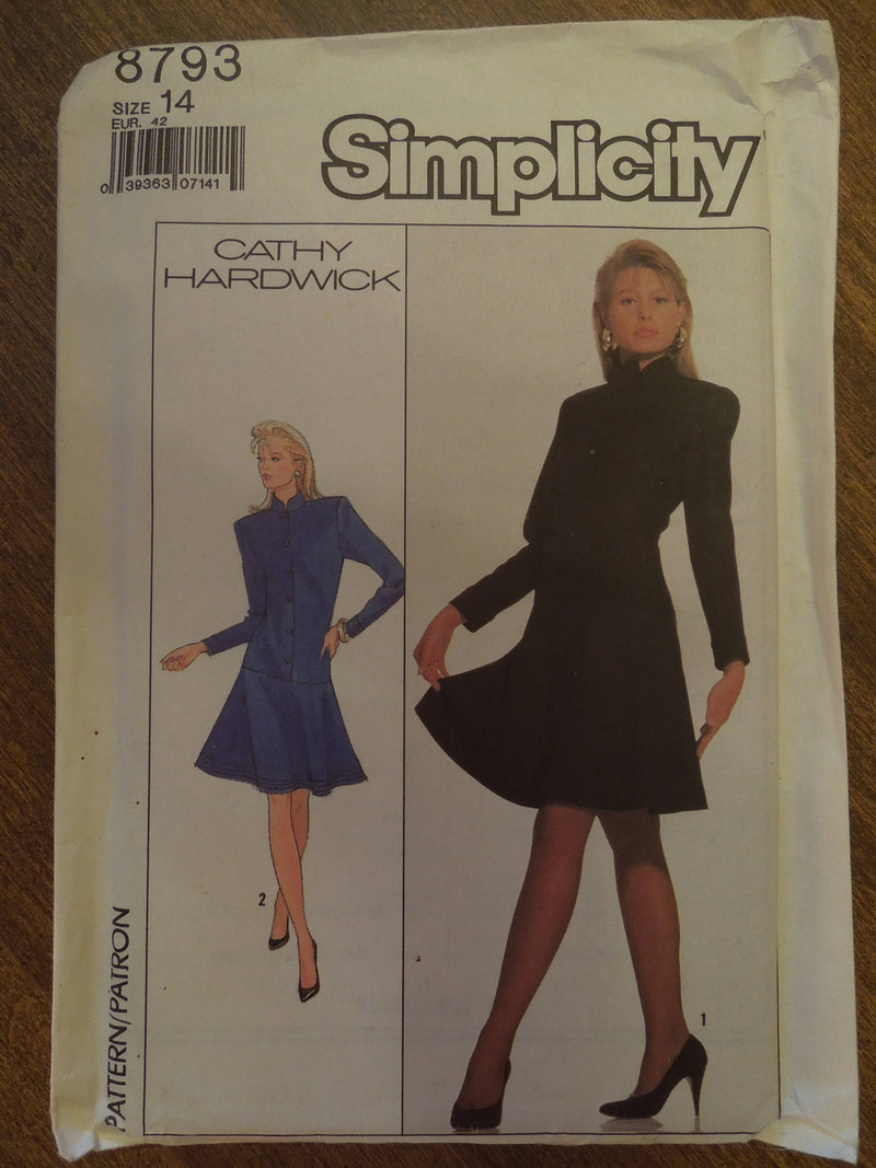 Simplicity 8793, Misses, Dresses, Petite, UNCUT sewing pattern,