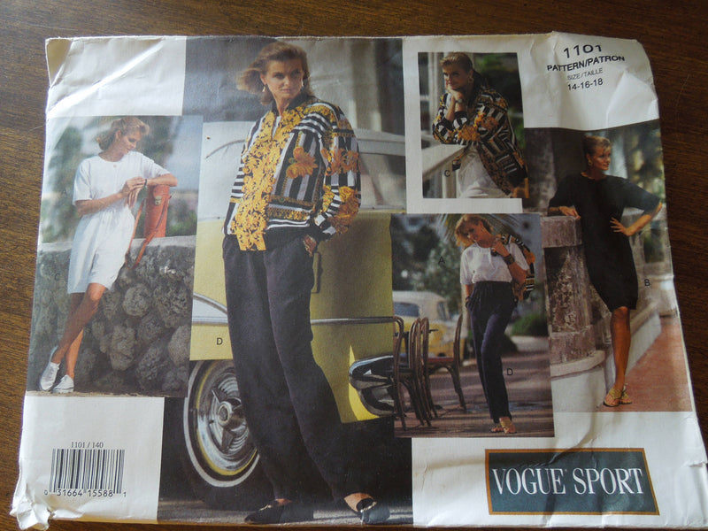 Vogue Sport 1101, Misses Separates, UNCUT sewing pattern,