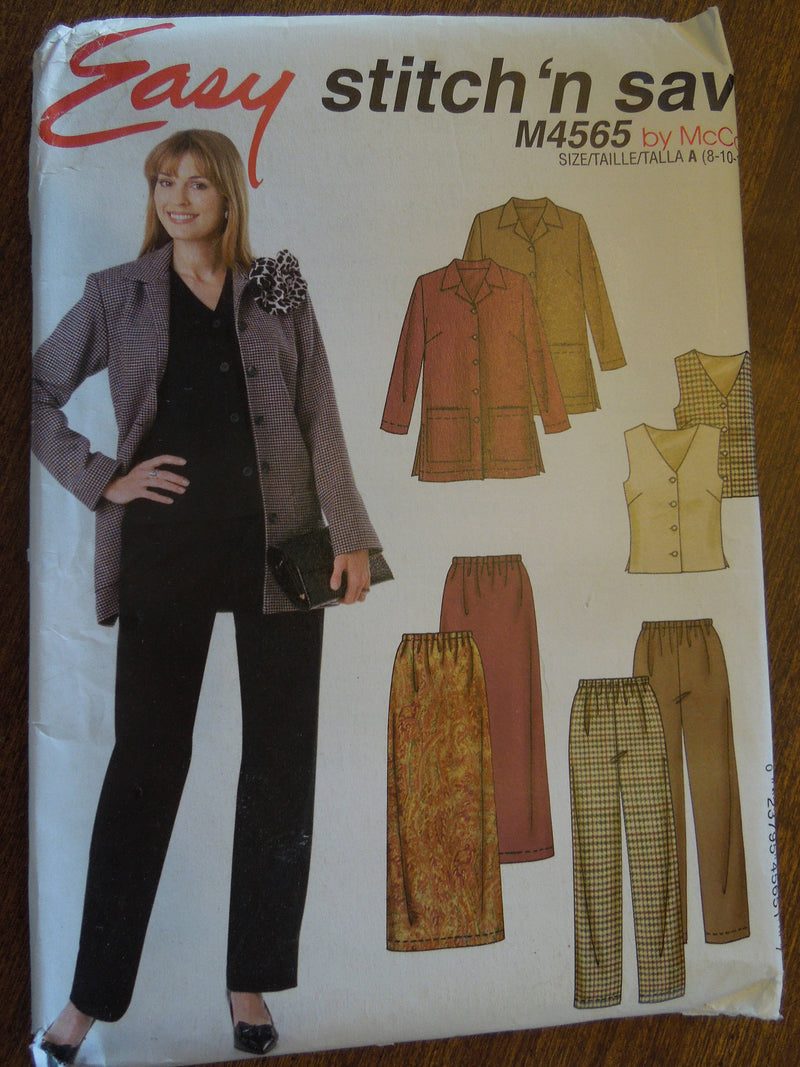 Stitch n Save M4565 by McCalls, Misses, Separates, UNCUT sewing pattern,