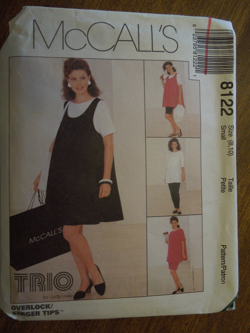 McCalls 8122, Misses, Separates, Maternity Dresses, Tops, Pants, Sewing Pattern