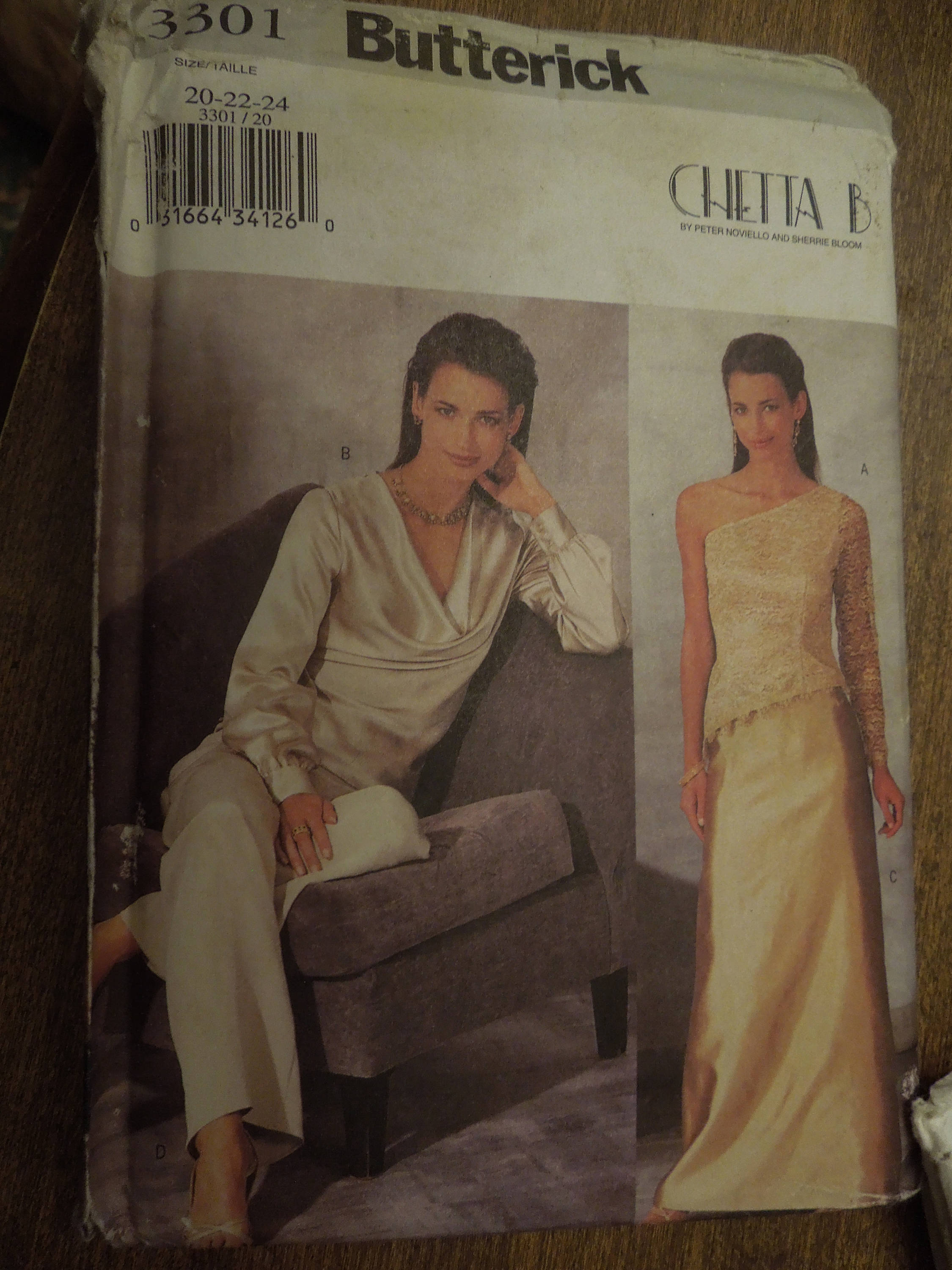 Butterick 3301, Misses Separates, Evening Wear, UNCUT sewing pattern ...