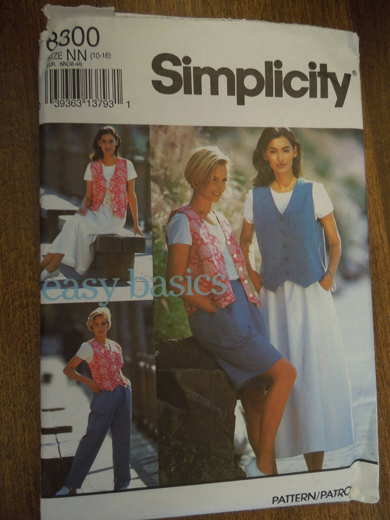 Simplicity 8300, Misses Separates, UNCUT sewing pattern,