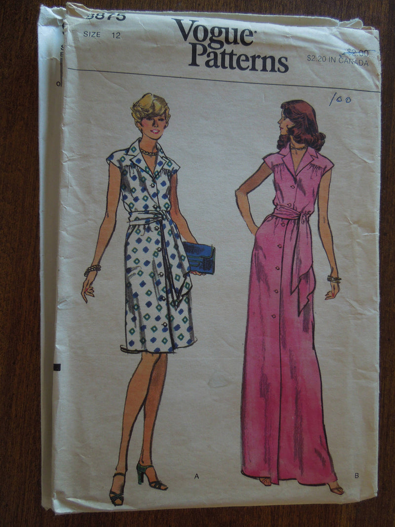 Vogue 8875,  Misses Dresses, UNCUT sewing pattern,