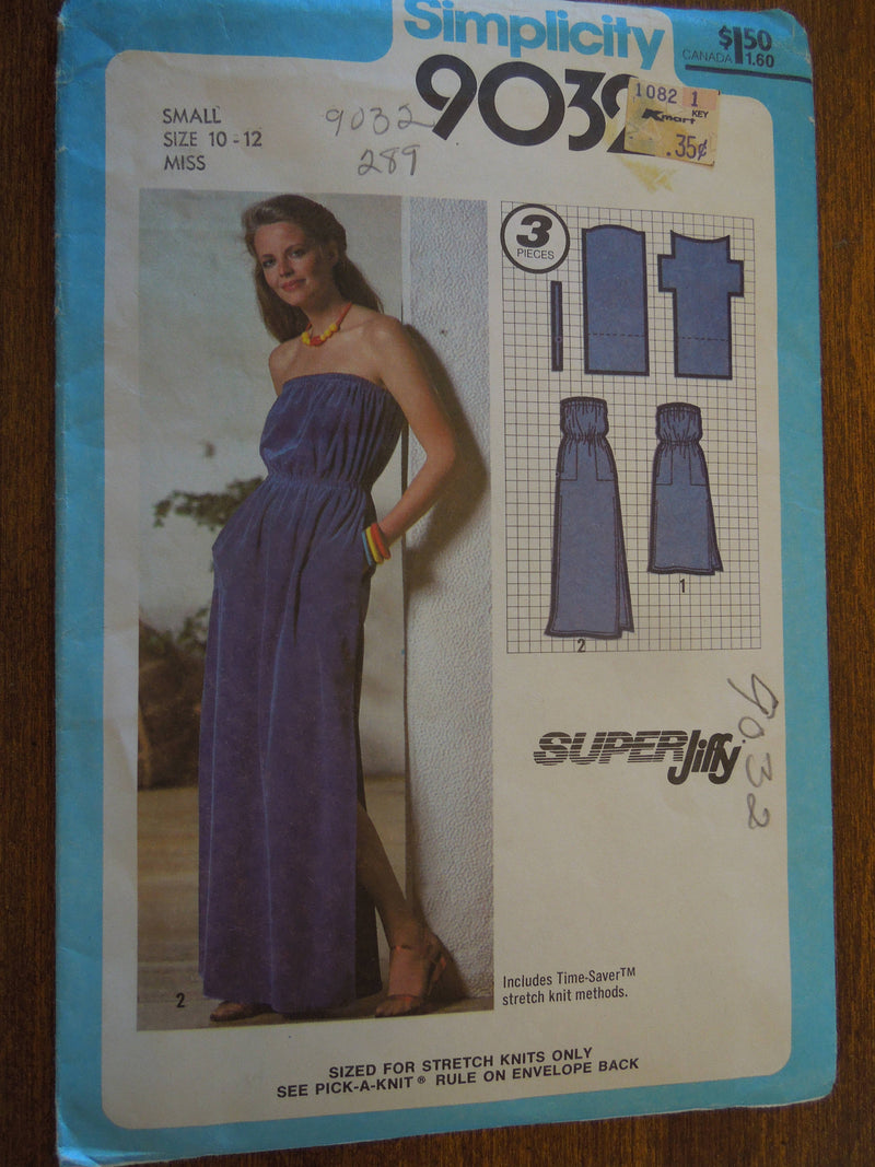 Simplicity 9032, Misses, Dresses, Pullover, Stretch Knits, UNCUT sewing patterns,
