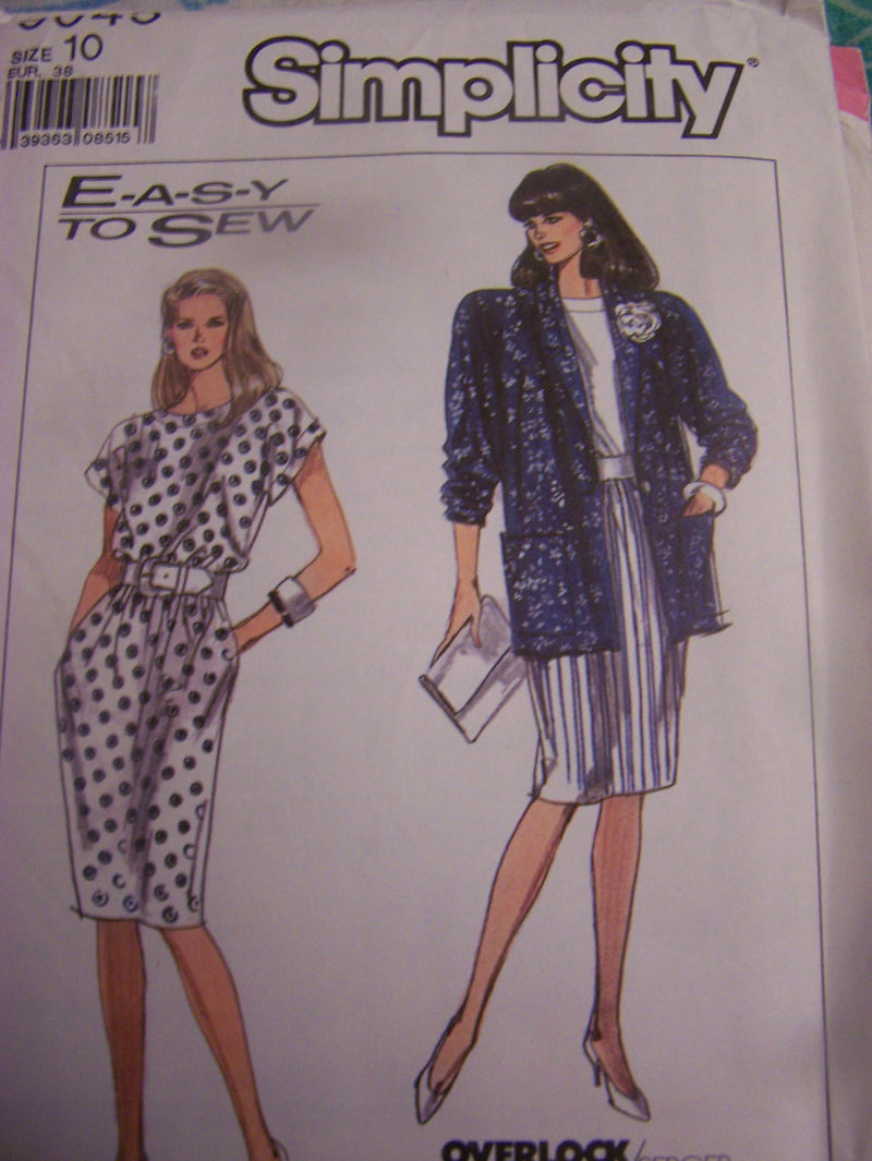 Simplicity 9045,  Misses Dresses, UNCUT sewing pattern,Sale