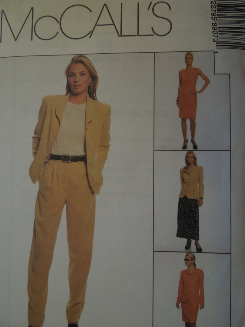 McCalls 8907,  Misses, Separates, Petite-able, UNCUT sewing pattern,
