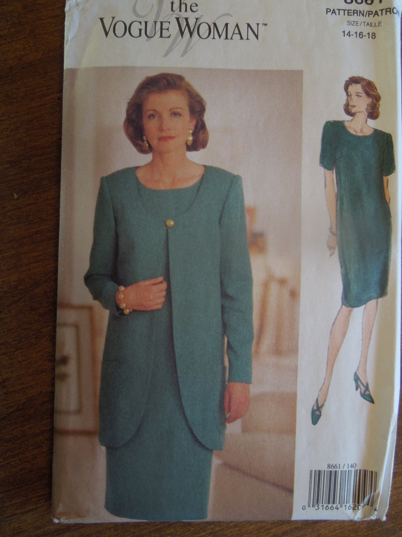 Vogue Woman 8661, Misses Dresses and Jacket, UNCUT sewing pattern, Stylesewwear.boutique Vogue Woman 8661, Misses Dresses and Jacket, UNCUT sewing pattern, Stylesewwear.boutique